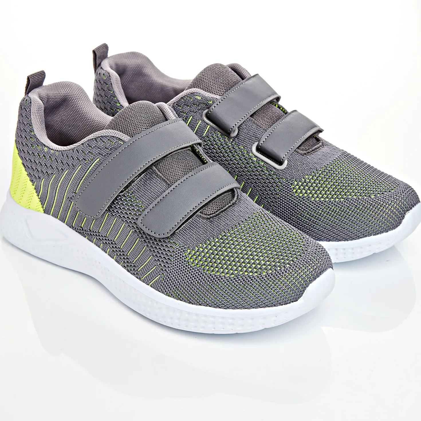 Sportschuh "Adele" grau-gelb
