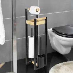 Stand WC-Garnitur 4-in-1 „Braidi“ Bambus WENKO