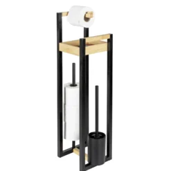 Stand WC-Garnitur 4-in-1 „Braidi“ Bambus WENKO