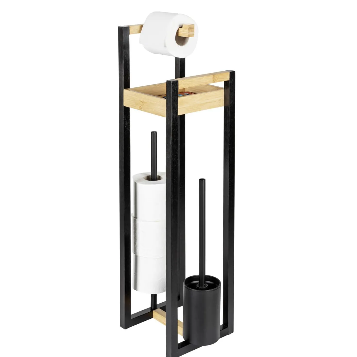 Stand WC-Garnitur 4-in-1 „Braidi“ Bambus WENKO
