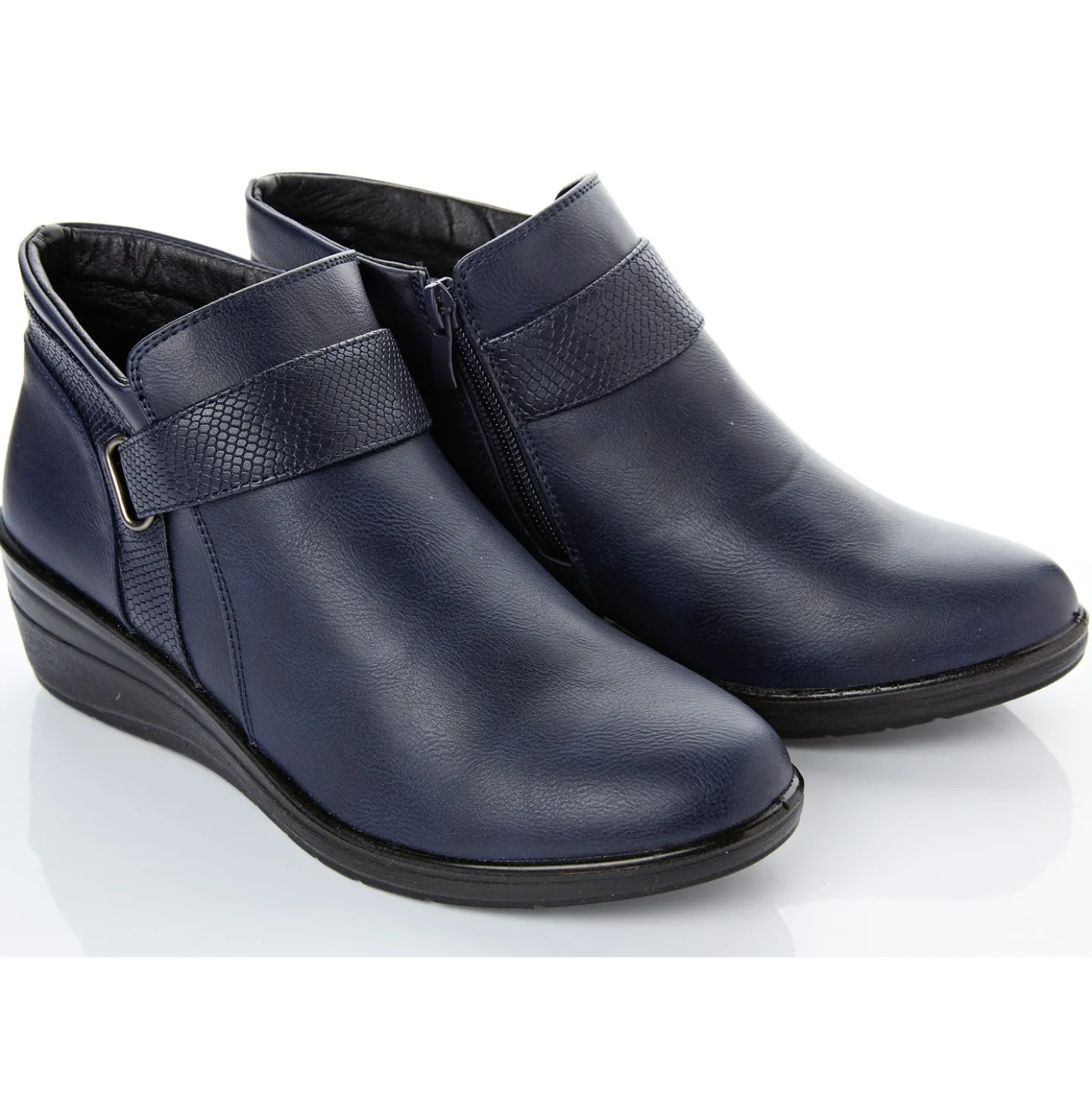Stiefelette "Brit" dunkelblau