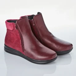 Stiefelette "Olga" bordeaux
