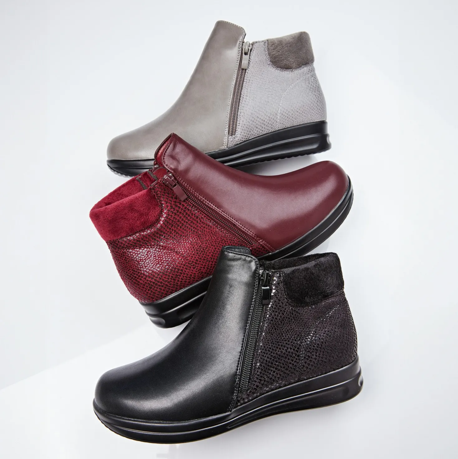 Stiefelette "Olga" schwarz