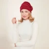 Strickmütze "Mariella" bordeaux