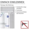 Teleskop-Duschstange extra stark WENKO