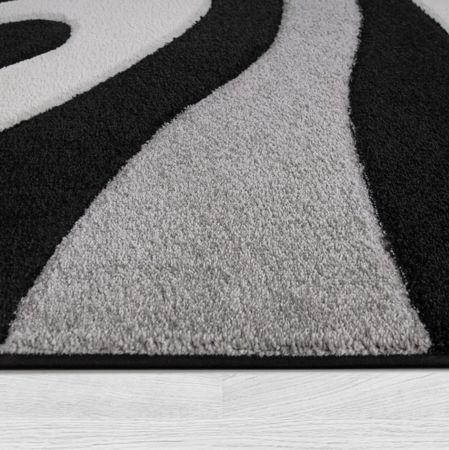 Teppich DIAMOND 760 Schwarz Rechteckig Paco Home