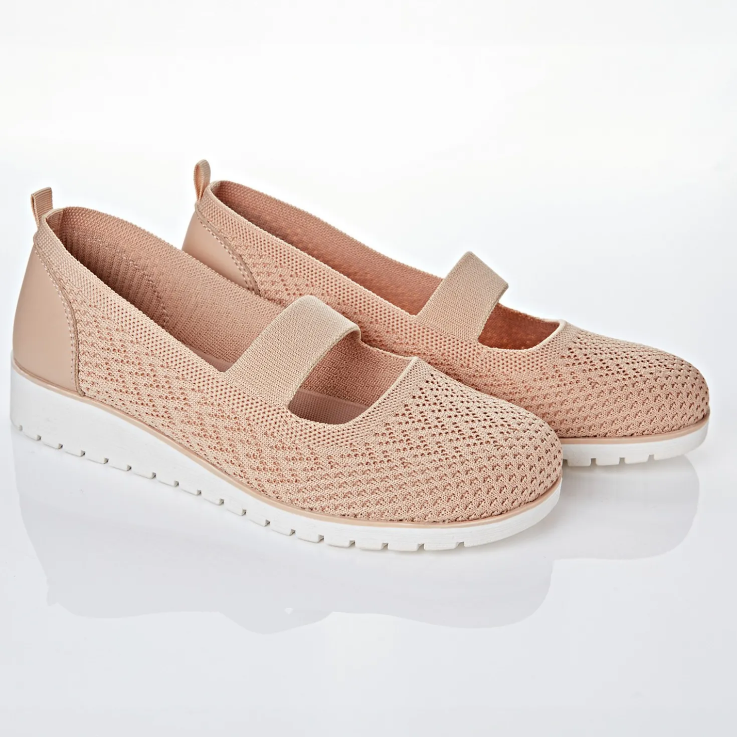 Textil-Slipper "Janine" sand Amélie di Santi