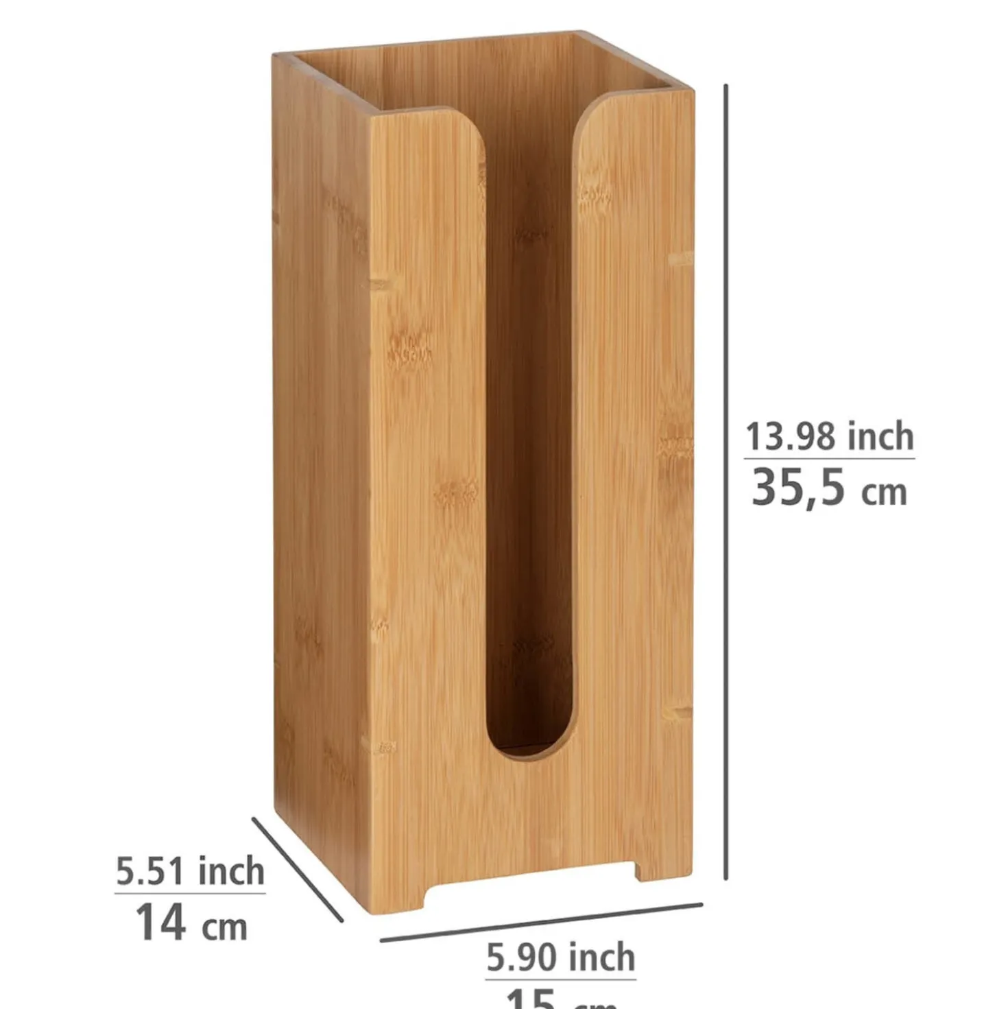 Toilettenpapierhalter „Bambusa“ aus Bambus WENKO