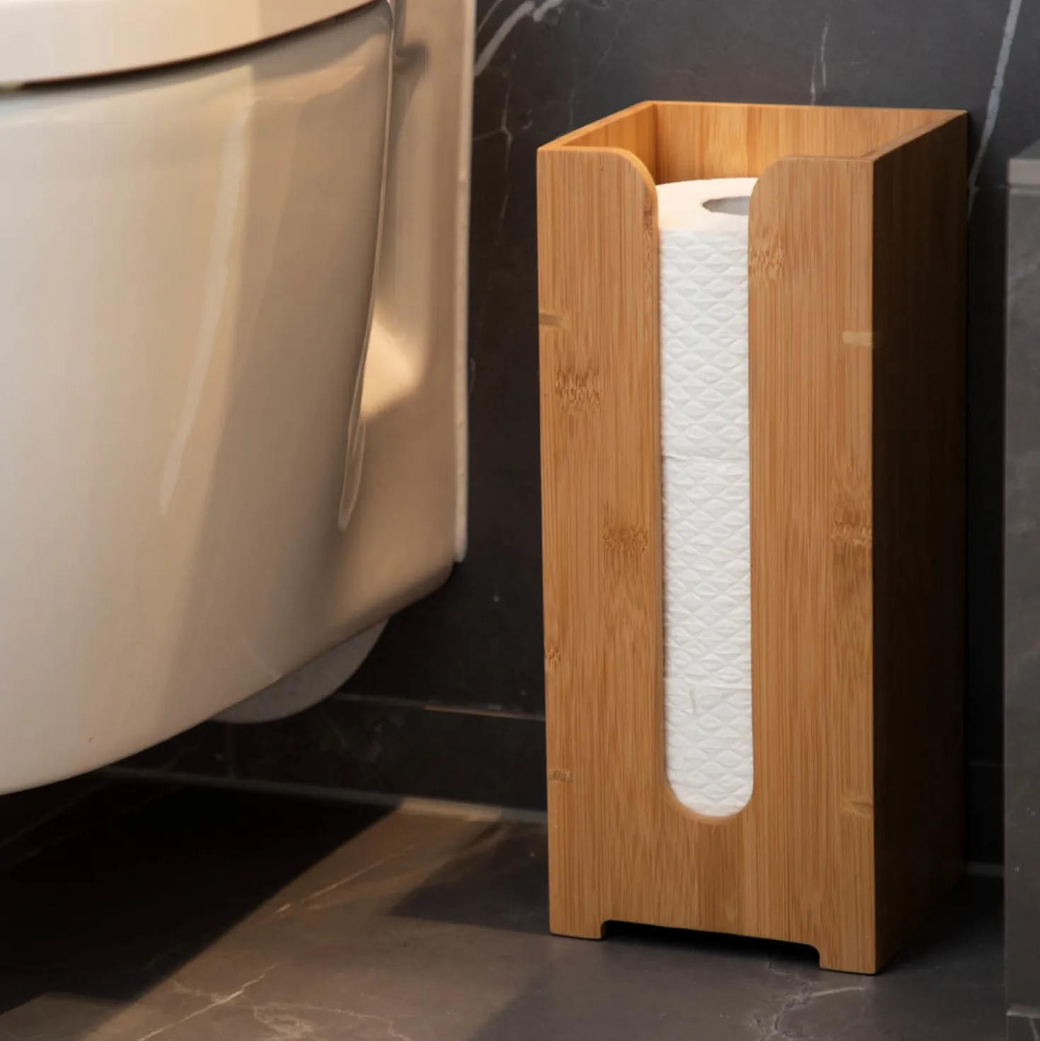 Toilettenpapierhalter „Bambusa“ aus Bambus WENKO