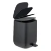 Treteimer „Davos“, 6,5 L, schwarz, Easy-Close WENKO
