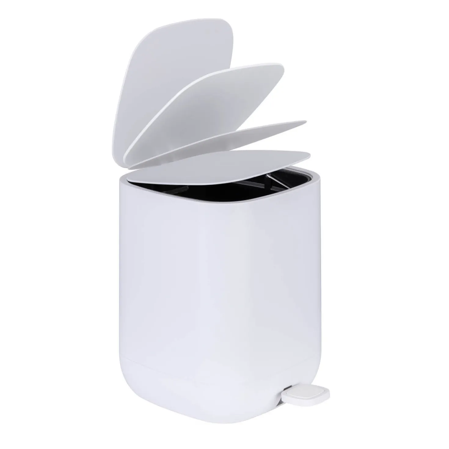 Treteimer „Davos“, 6,5 L, weiß, Easy-Close WENKO