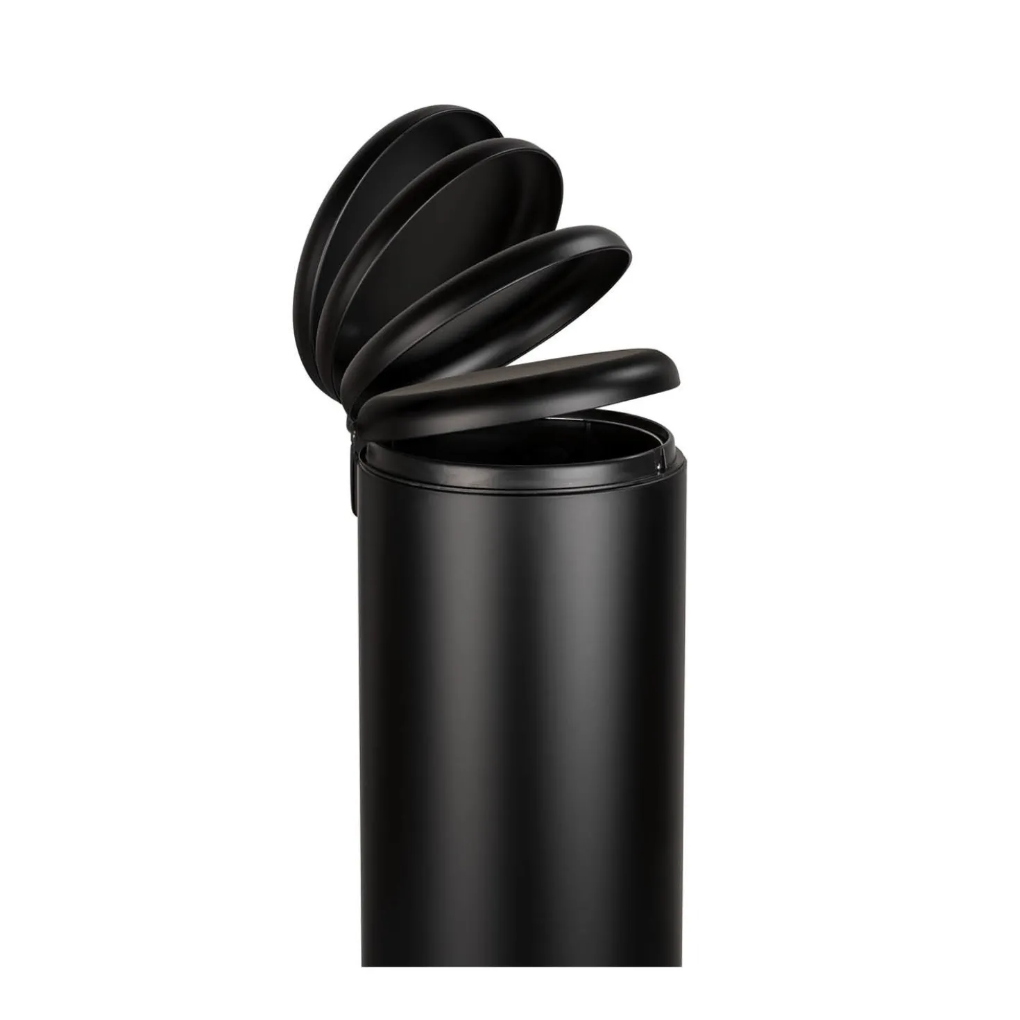 Treteimer Leman Easy Close 30 L Schwarz WENKO