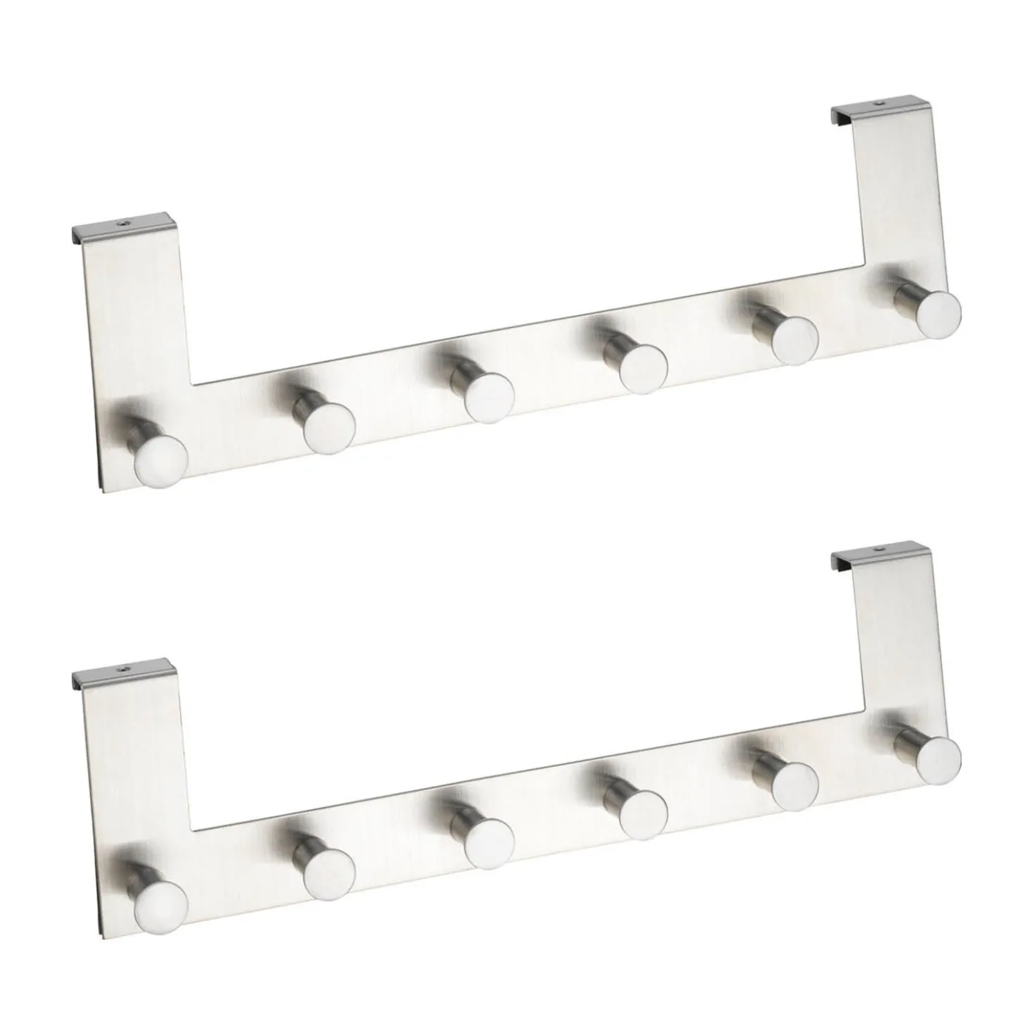 Türgarderobe „Celano“, 2er Set, Edelstahl satiniert WENKO