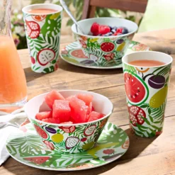 Trinkbecher "Karibik" 2er-Set Basilico