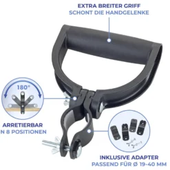 Universal-Griff 180° 2er Set MAXIMEX