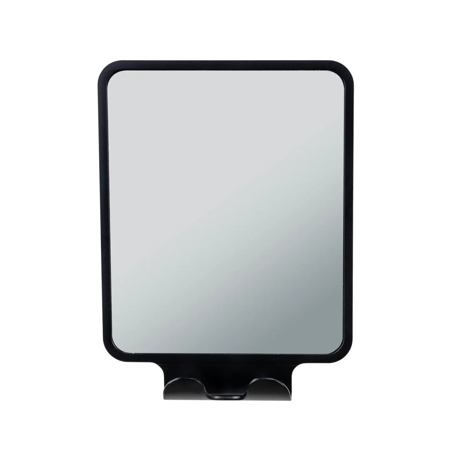 Vacuum-Loc® Antibeschlagspiegel „Quadro“ Schwarz WENKO