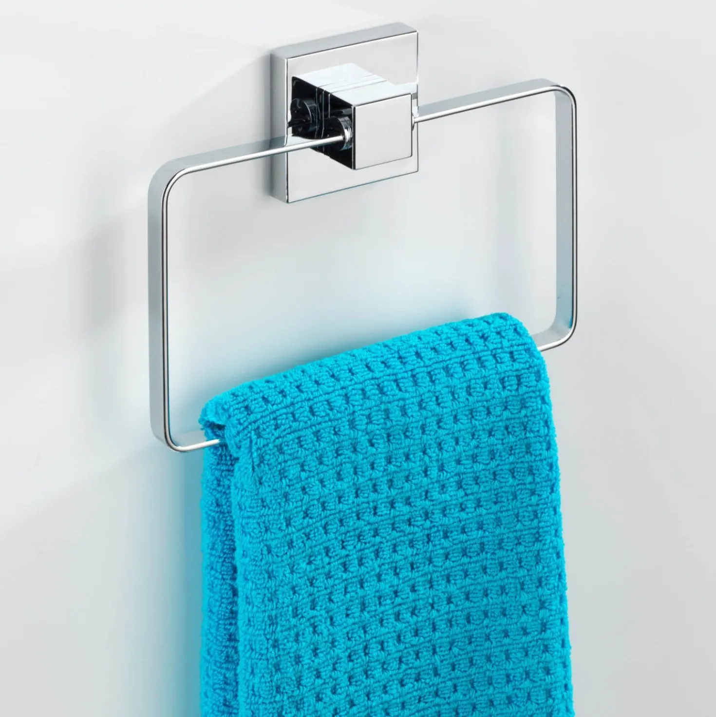 Vacuum-Loc® Handtuchring „Quadro“, Edelstahl WENKO