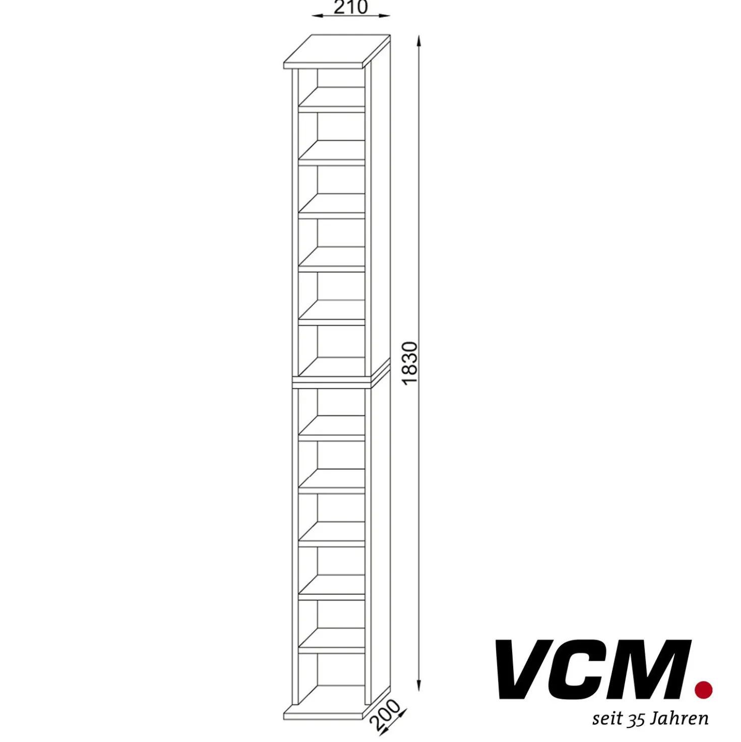 VCM Anbauprogramm "Bigol" für 204 CDs Kern-Nussbaum