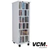 VCM CD/DVD-Turm "Valenza" drehbar für 300 CDs Weiß