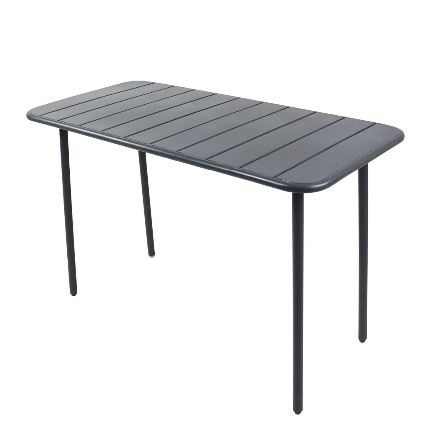 VCM Gartentisch "Sumila" 110 x 55 Schwarz