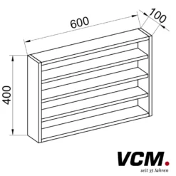 VCM Küchenregal "Esaldi M" Buche