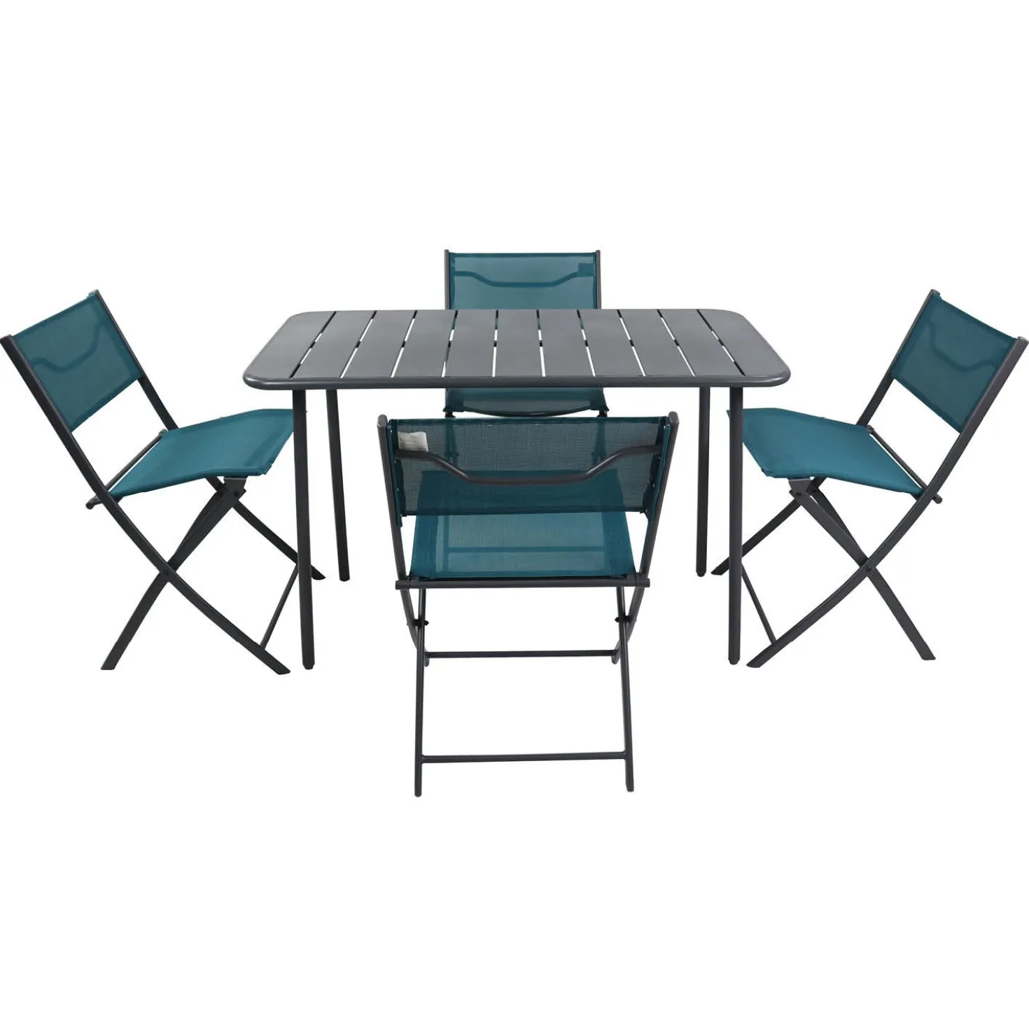 VCM 5-tlg. Gartenset "Sumila" 110 x 55 Türkis