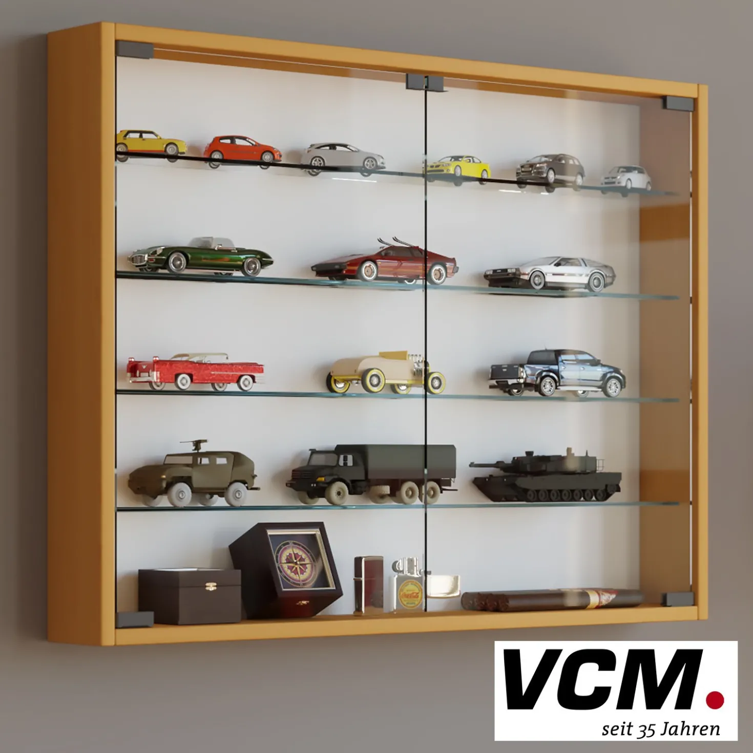VCM Wandvitrine "Mandosa L" Buche