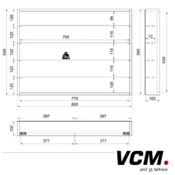 VCM Wandvitrine