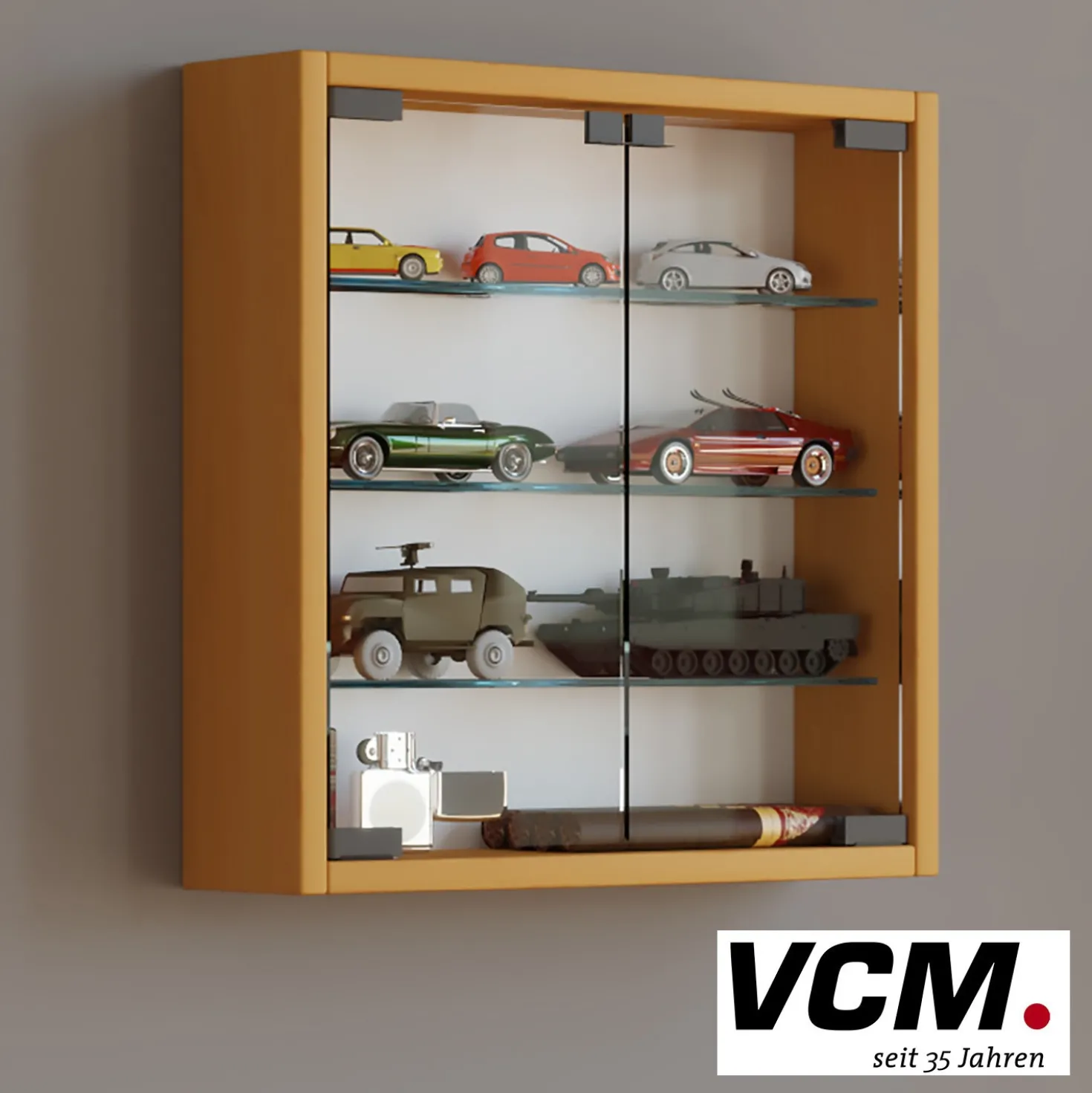 VCM Wandvitrine "Mandosa S" Buche