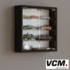 VCM Wandvitrine "Mandosa S" Schwarz