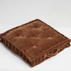 Velours-Hochsitzkissen braun