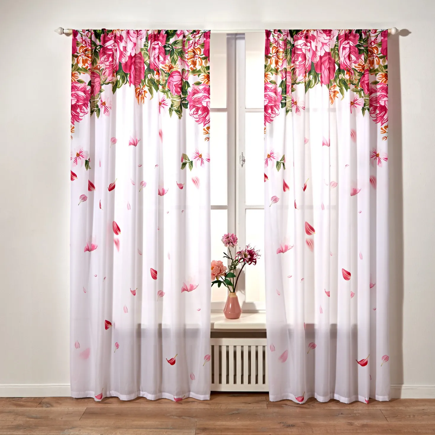 Vorhang "Rosen" 230 x 140 cm Eldo