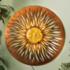 Wanddeko Solar Sonnen-Scheibe mit 3D-Effekt