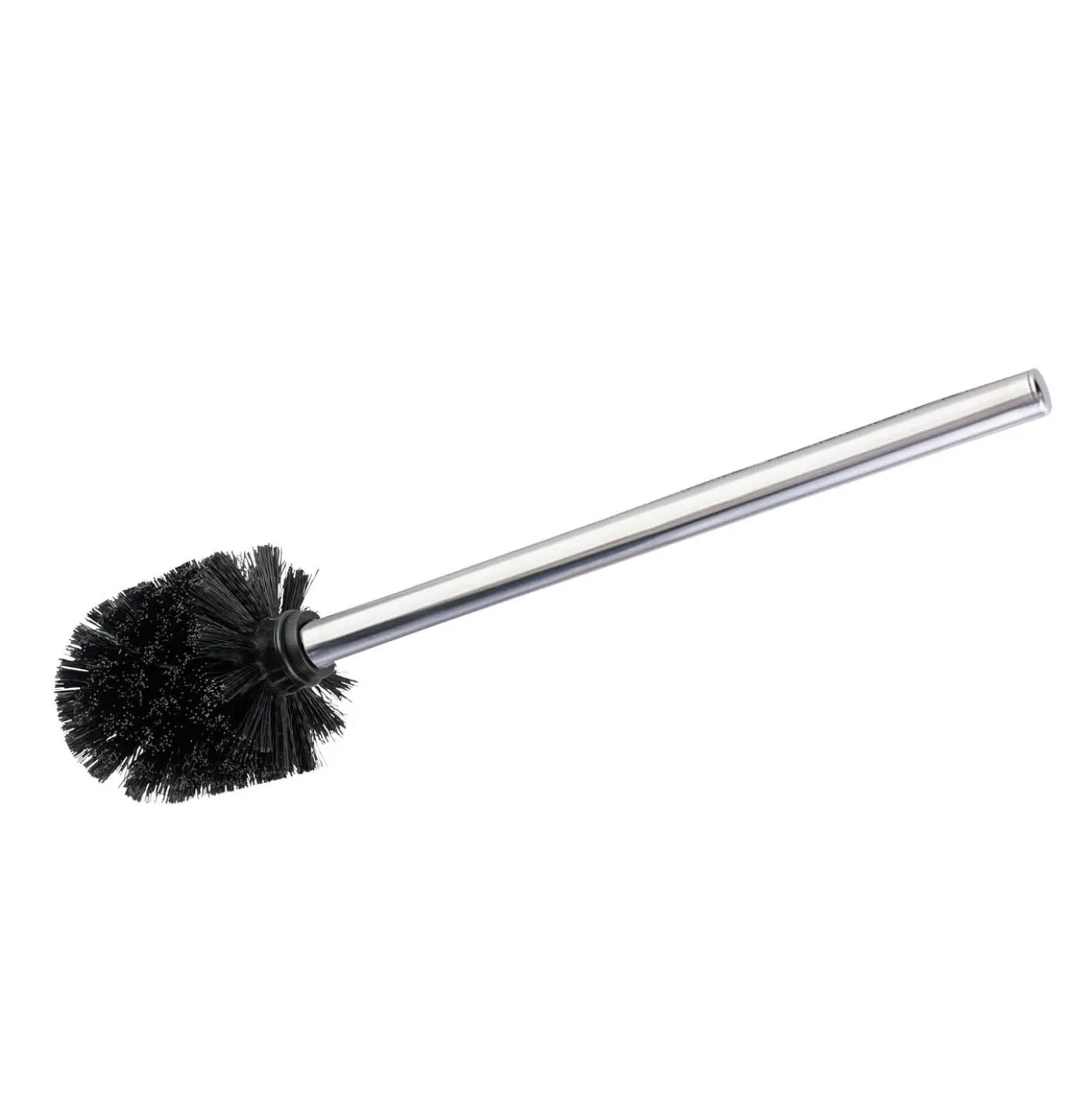 WC-Bürste mit Edelstahlstiel „Glänzend“ 3er Set Schwarz WENKO