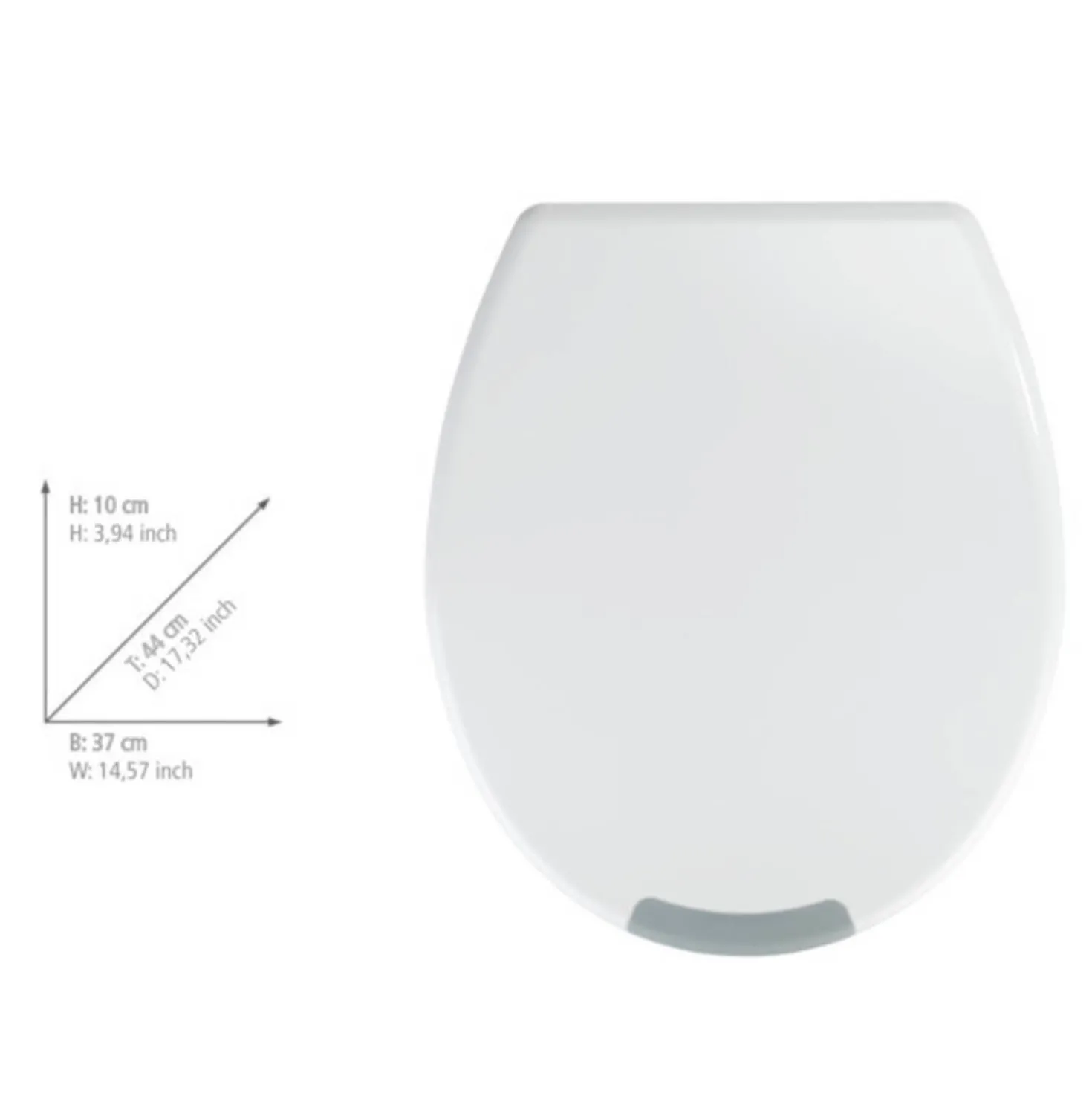 WC-Sitz „Secura Comfort L“ mit Sitzflächenerhöhung WENKO