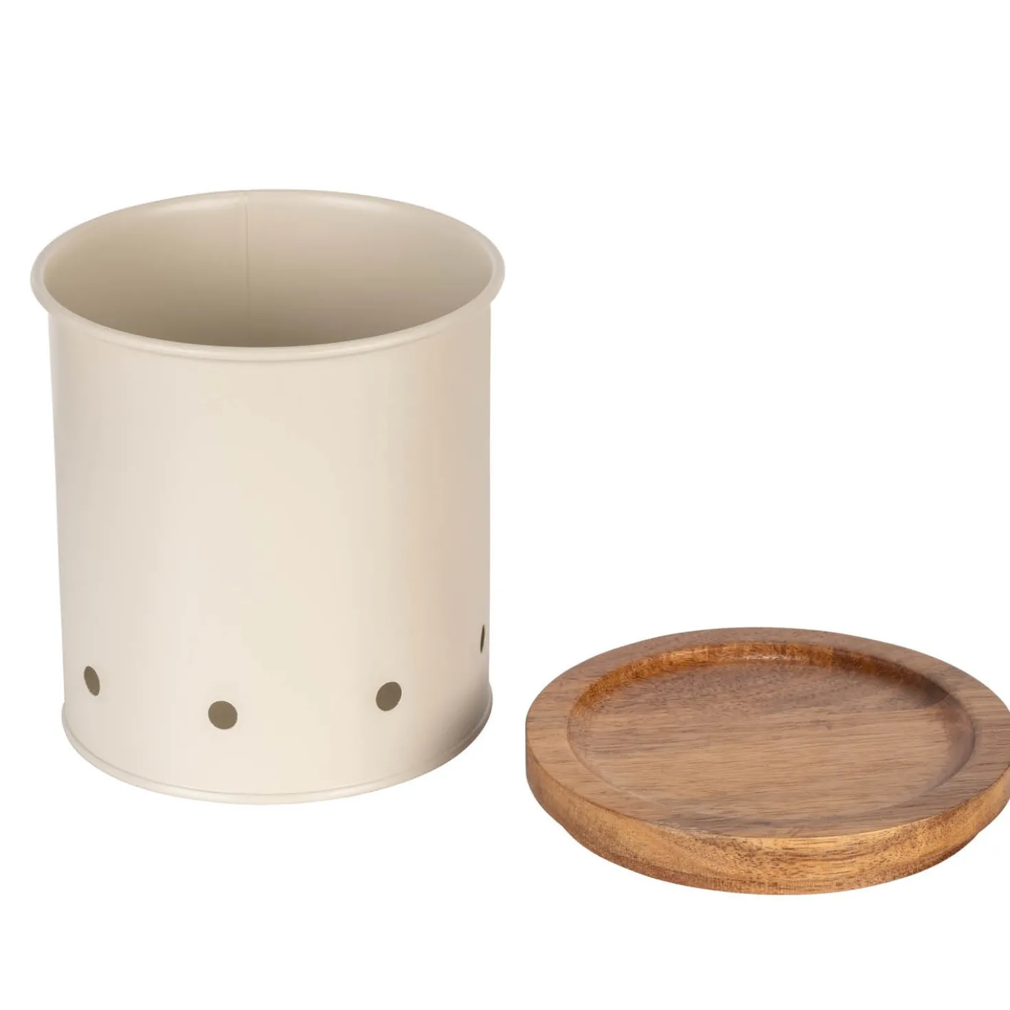 WENKO Aufbewahrungsdosen Mod. Aria, 1,6 L, 2er Set, aus pulverbeschichtetem Metall
