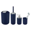 WENKO Bad-Accessoire-Set "Brasil" Dunkelblau 4-tlg. bruchsicher