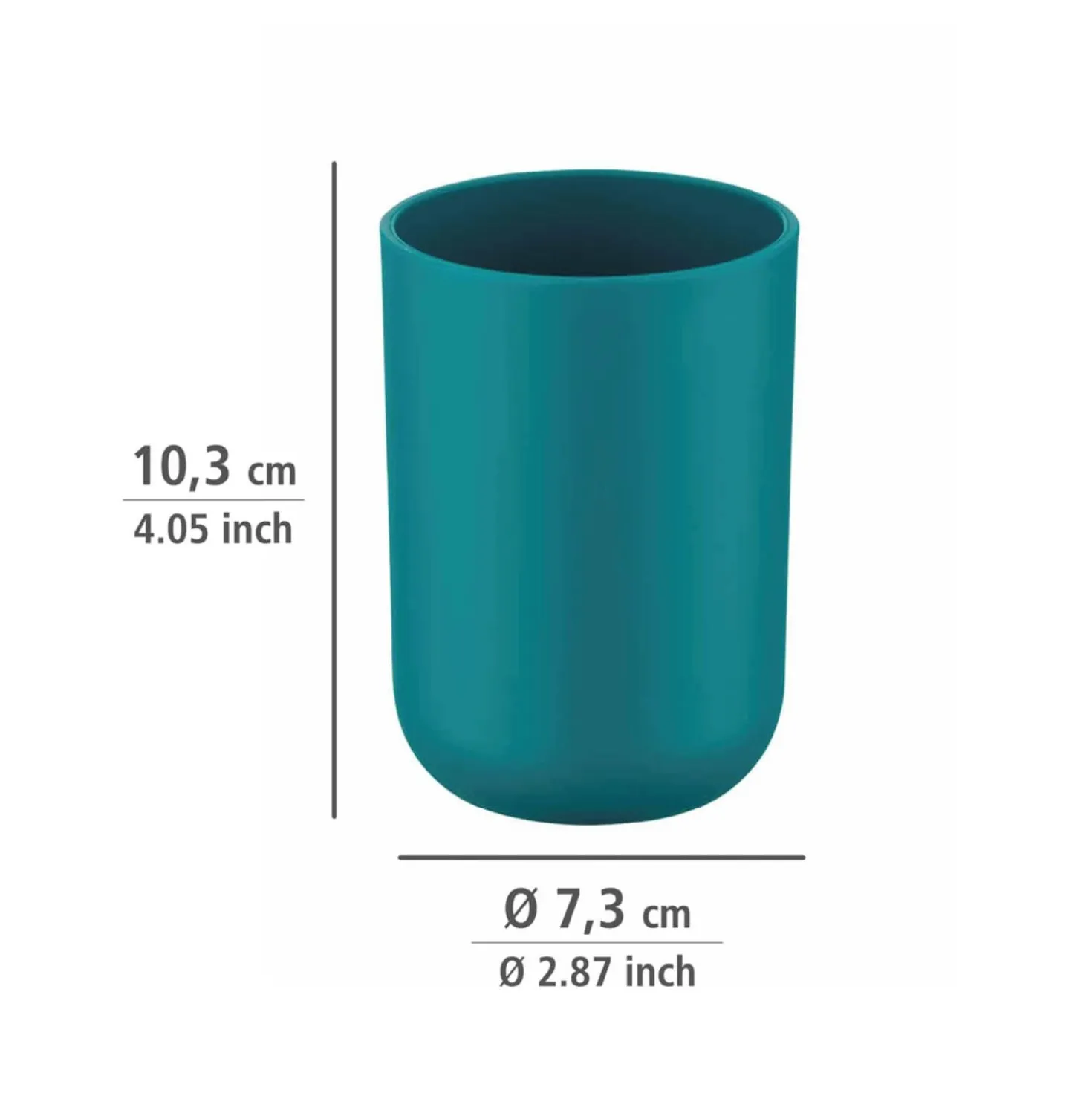 WENKO Bad-Accessoire Set "Brasil" Petrol, 4-tlg. bruchsicher