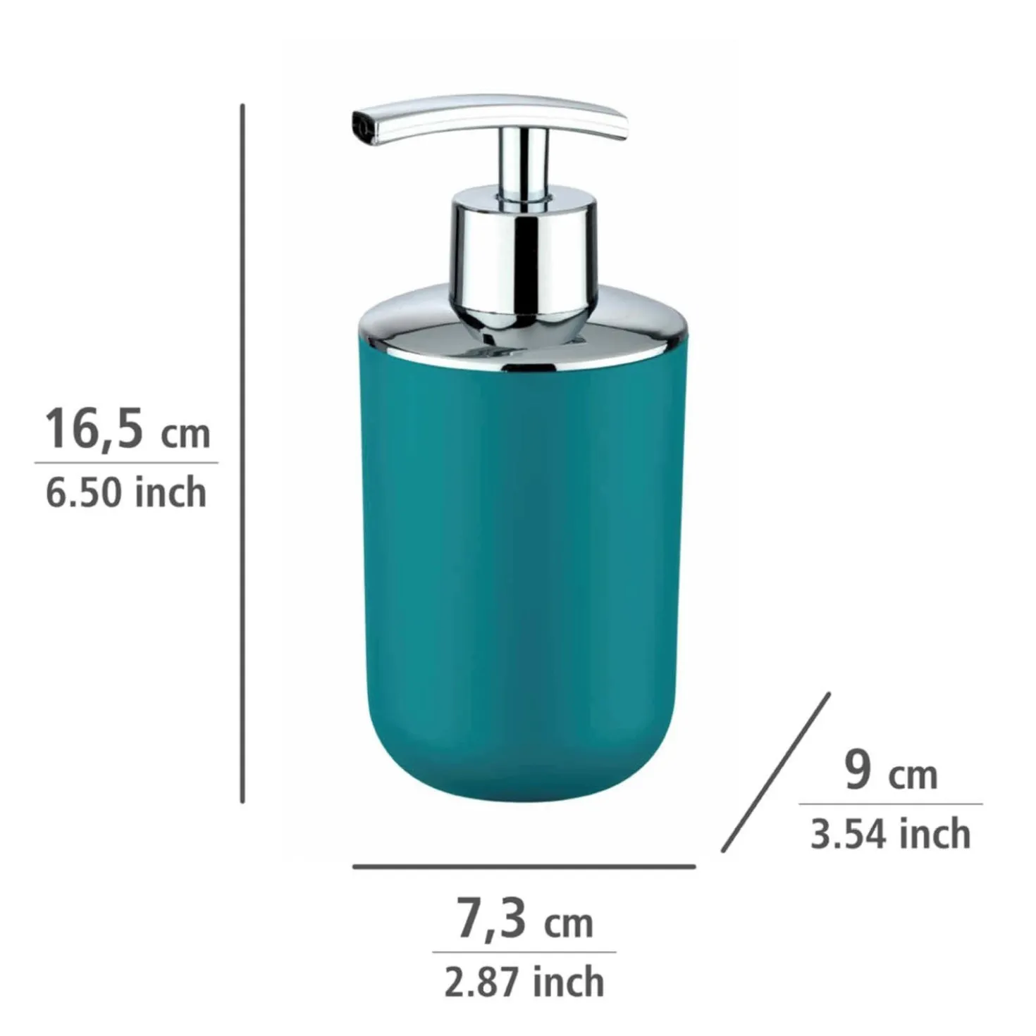 WENKO Bad-Accessoire Set "Brasil" Petrol, 4-tlg. bruchsicher
