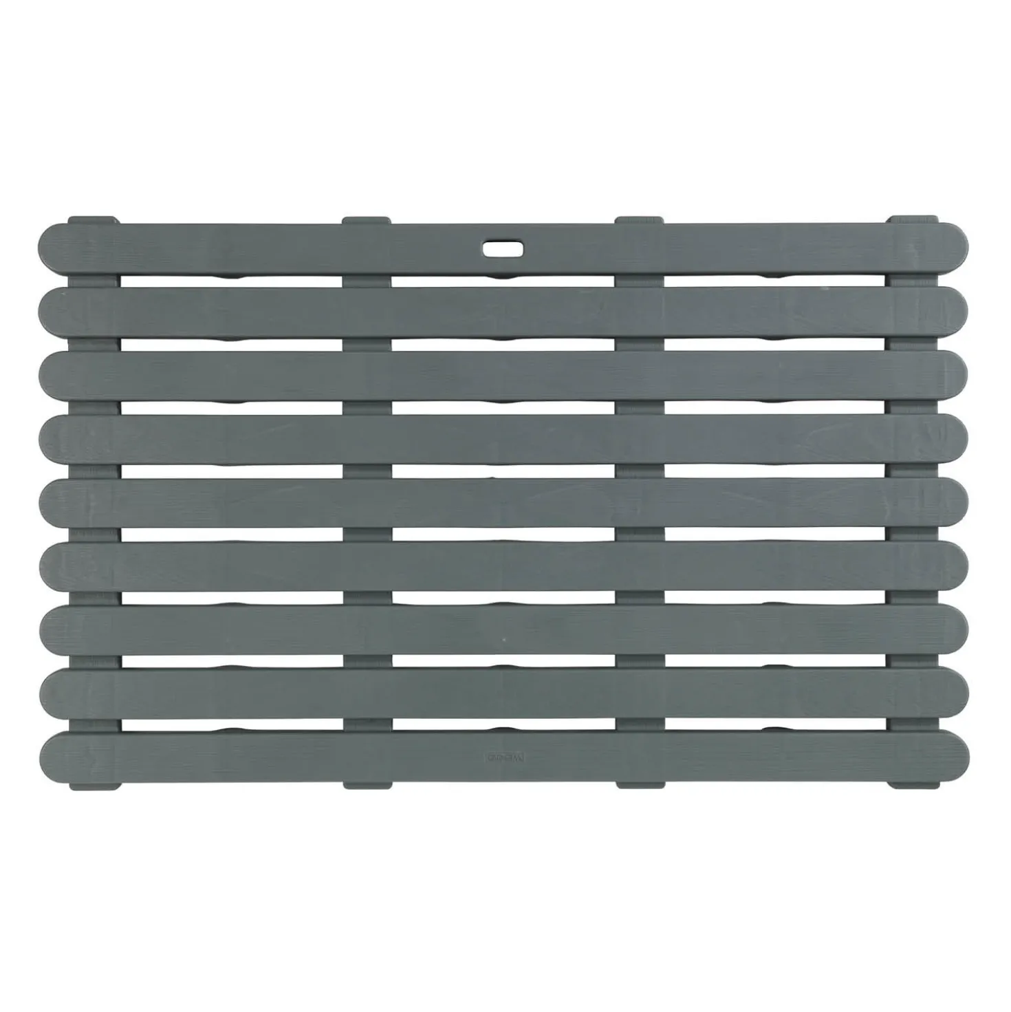 WENKO Badematte Mod. Indoor & Outdoor Grau, 50 x 80 cm, mit rutschhemmender Struktur