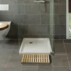 WENKO Baderost Mod. Indoor & Outdoor Bambus, 40 x 60 cm, mit rutschhemmender Unterseite