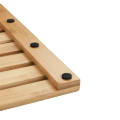 WENKO Baderost Mod. Indoor & Outdoor Bambus, 40 x 60 cm, mit rutschhemmender Unterseite