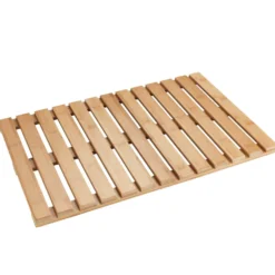 WENKO Baderost Mod. Indoor & Outdoor Bambus, 40 x 60 cm, mit rutschhemmender Unterseite