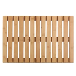 WENKO Baderost Mod. Indoor & Outdoor Bambus, 40 x 60 cm, mit rutschhemmender Unterseite