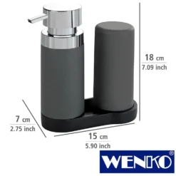 WENKO Easy Squeez-e Spülstation Grau