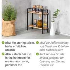 WENKO Küchenregal Mod. Lou , 2 Etagen