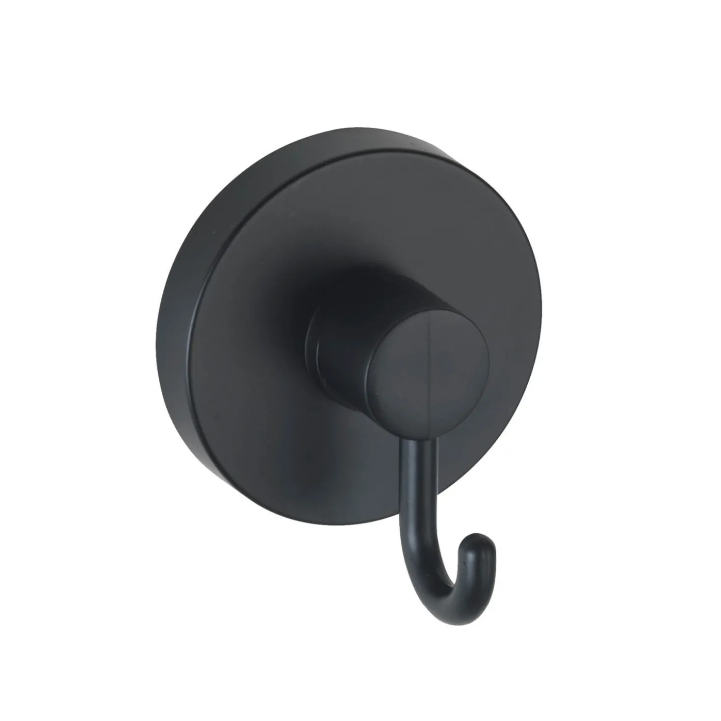 WENKO Mod. Vacuum-Loc® Haken Schwarz 2er Set, Befestigen ohne Bohren