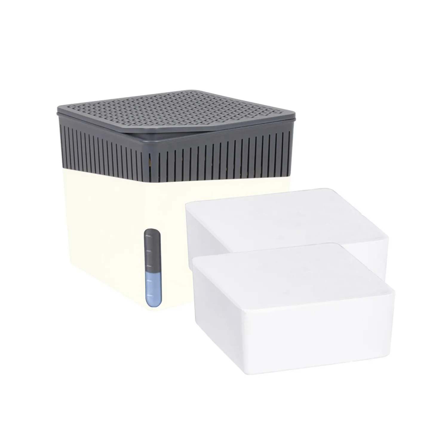 WENKO Raumentfeuchter Cube Weiß 2 x 500 g, für Räume bis ca. 40 m³