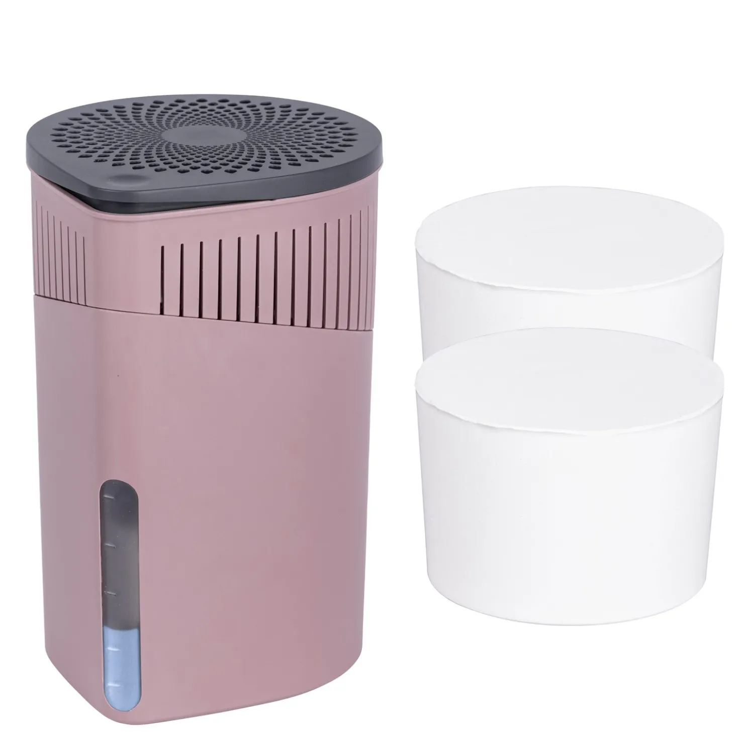 WENKO Raumentfeuchter Drop Rosa 2 x 1000 g, für Räume bis ca. 80m³