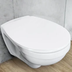 WENKO Toilettensitz Mod. Tavola, WC-Sitz mit Absenkautomatik und Schnellbefestigung